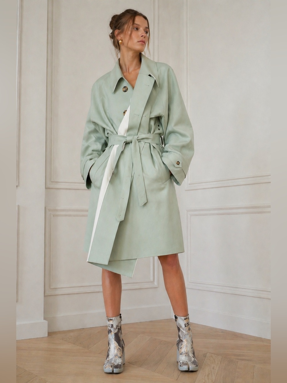 Maison Margiela SS17 Runway Trench Coat – Opening Look – Polyurethane – Rare